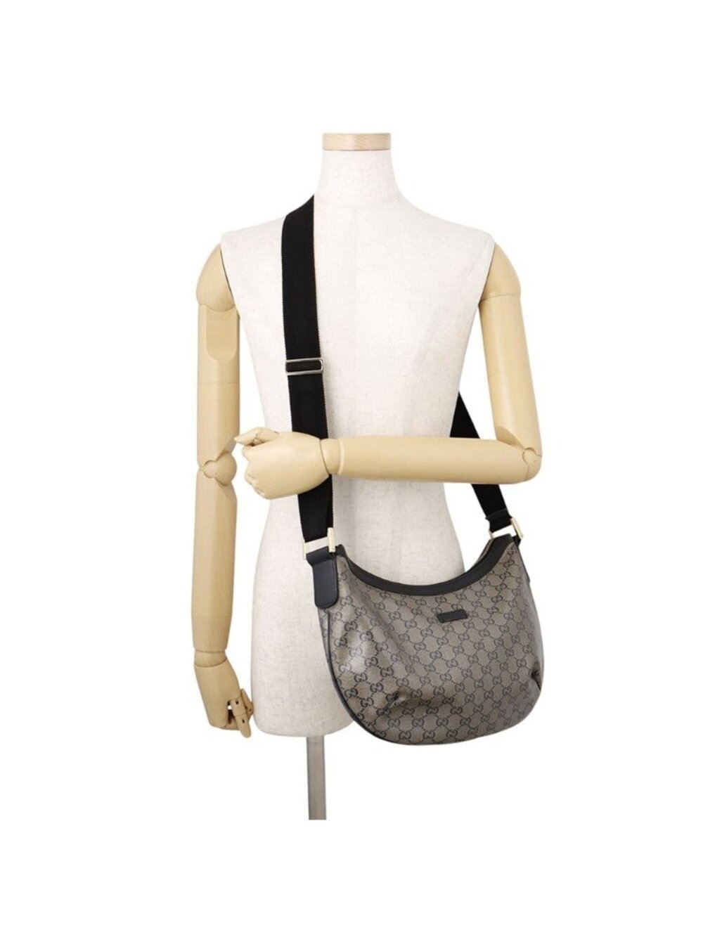 Gucci Shoulder Bag GG Crystal Leather Black - Picture 4 of 10
